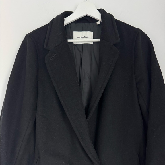 Aritzia Babaton Stedman Black Wool Coat - Picture 5 of 10